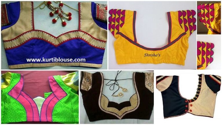 15 Types Of Blouse Back Neck Designs That You Should Try - Ethnic ...