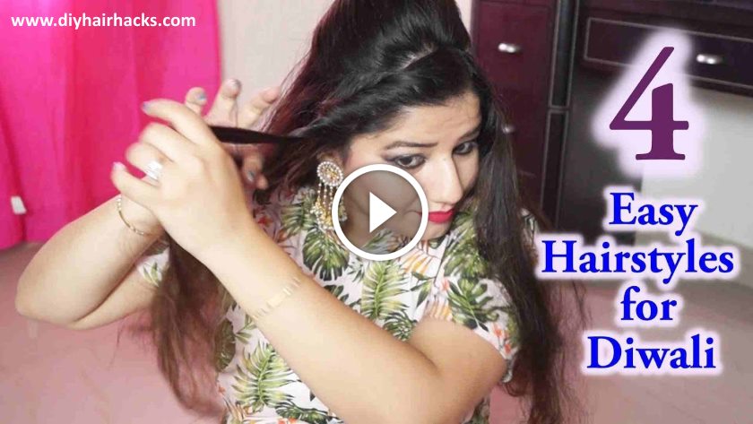Quick and Easy Hairstyles for Diwali Festival  Be Beautiful India