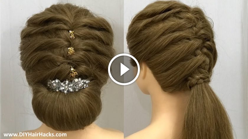 Quick and easy collegeparty hairstyle  Front hairstyle  Easy party  hairstyle  hair style girls  YouTube