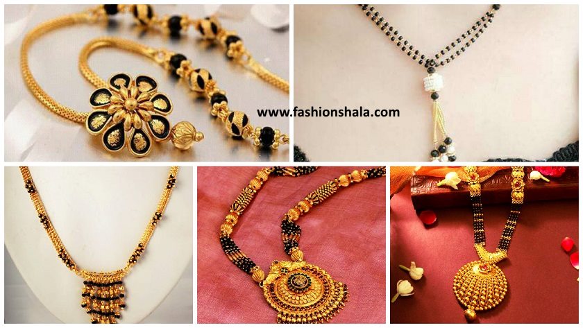 Gold Mangalsutra Designs - Short And Long - Ethnic Fashion Inspirations!