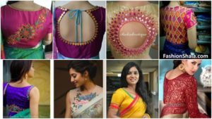 Designer Embroidery Work Blouse Neck Designs - Ethnic Fashion Inspirations!