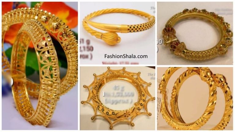 Trendy Gold Bangle Designs for Female - Ethnic Fashion Inspirations!
