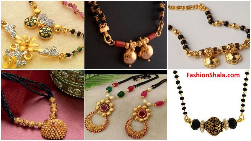 Latest Black Beads Work Mangalsutra Designs - Ethnic Fashion Inspirations!